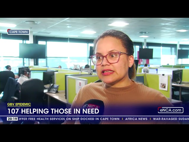 GBV Epidemic  |107 helping those in need