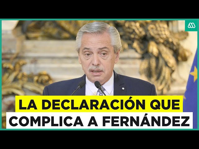 ⁣Alberto Fernández: La declaración que complica al expresidente de Argentina