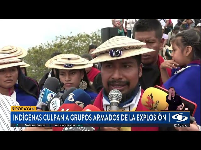 ⁣Indígenas culpan al ministro del Interior, Juan Fernando Cristo, por lo ocurrido en Cajibío, Cauca