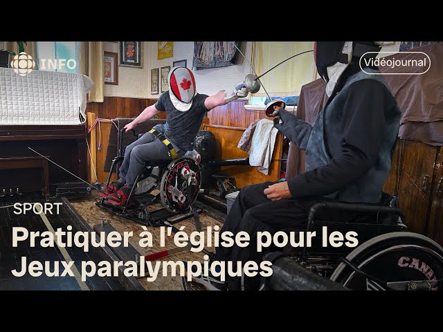 ⁣Escrime: d'une église aux Jeux paralympiques