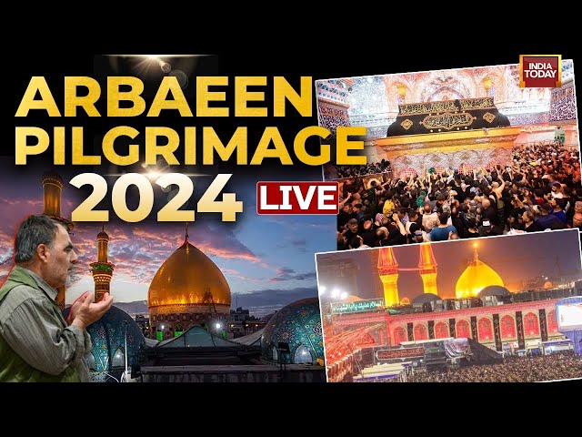 ⁣World's Largest Gathering LIVE: Millions Gather In Karbala, Iraq For Arbaeen Pilgrimage 2024 LI