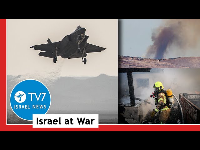 Hezbollah-Israel hostilities intensify; US Mideast posture expands considerably TV7Israel News 23.08