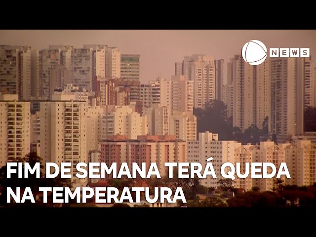 Temperatura deve despencar no fim de semana em algumas capitais do Brasil