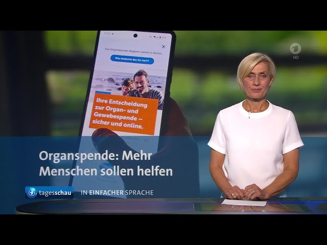 tagesschau in Einfacher Sprache 19:00 Uhr, 23.08.2024