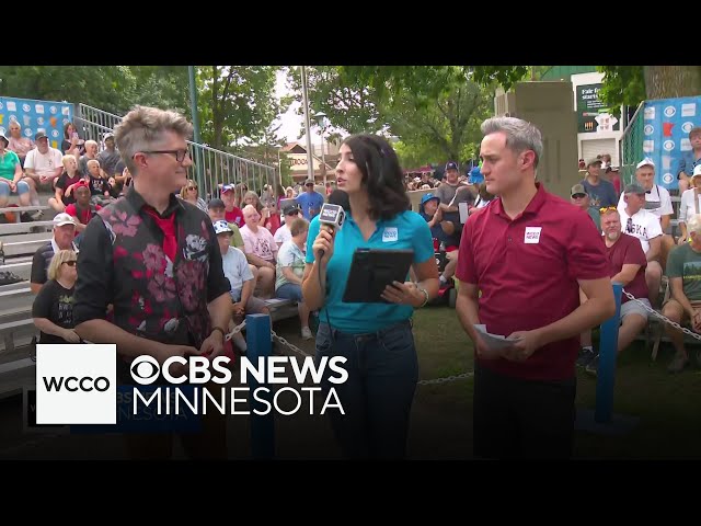 ⁣Watch this yo-yo wizard knocks a poker chip off a WCCO anchor's ear