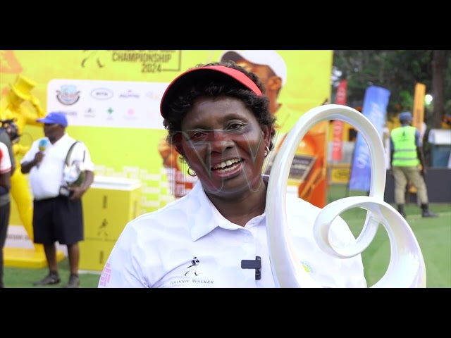 ⁣Martha Babirye leads after day two at Entebbe Golf Course