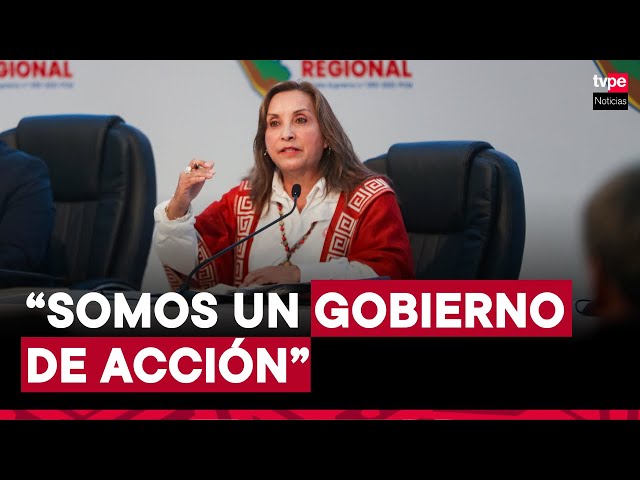 Presidenta Dina Boluarte: “Somos el gobierno que destraba y ejecuta los grandes proyectos”