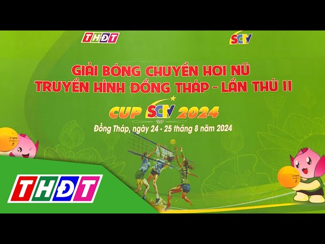 ⁣Chuẩn bị Giải bóng chuyền hơi nữ Truyền hình Đồng Tháp - Cúp SCTV 2024 | THDT