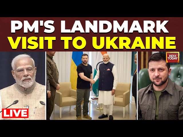 ⁣LIVE: PM Modi's Ukraine Visit | All Eyes On PM-Zelensky Meet | PM Modi's Big Message Of Pe