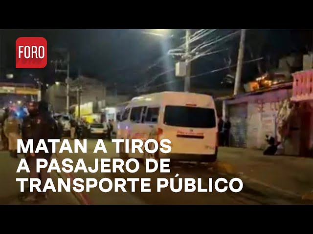 ⁣Asesinan a pasajero de transporte público en carretera Acapulco - México - Las Noticias