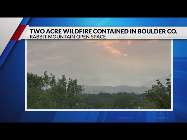 ⁣Investigation into cause of small wildfire in Boulder continues