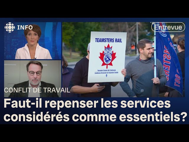 ⁣Conflit de travail ferroviaire : Ottawa demande un arbitrage exécutoire