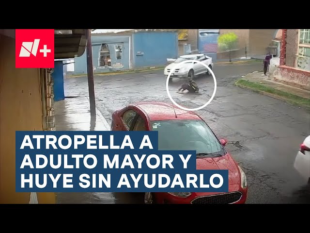 Camioneta atropella a adulto mayor; sigue su trayecto sin ayudarlo - N+