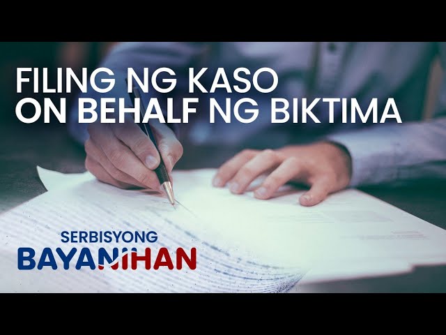 ⁣Pwede bang magsampa ng kaso ang kapitbahay 'on behalf' ng biktima?