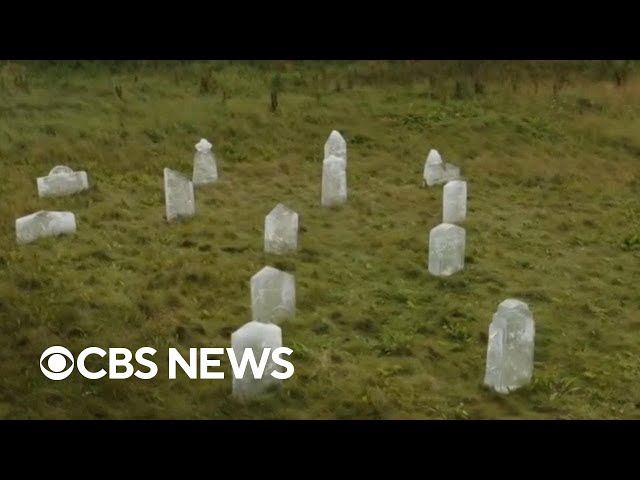 ⁣Funeral held for glaciers lost to climate change