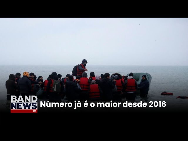 ⁣Europa registra quase 400 mil travessias ilegais | BandNewsTV