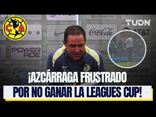 ¿REGAÑO?  Emilio Azcárraga visitó al América tras la ELIMINACIÓN en Leagues Cup! | TUDN