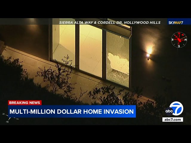 ⁣Police investigating home invasion at multi-million dollar home in Hollywood Hills