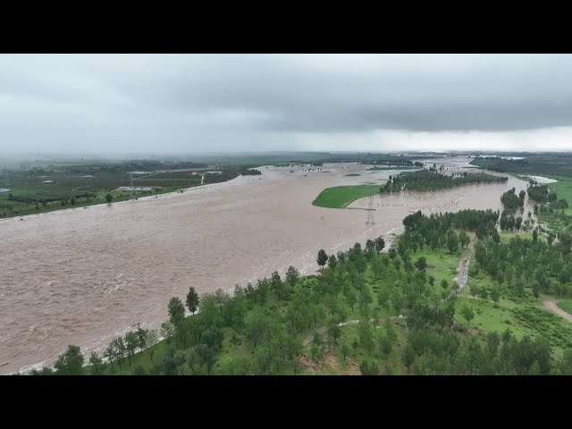 ⁣Des pluies torrentielles dans le nord-est de la Chine font 11 morts et 14 disparus