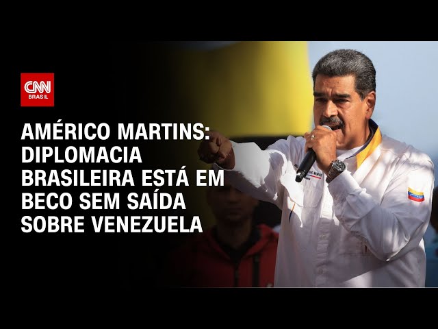 ⁣Américo Martins: Diplomacia brasileira está em beco sem saída sobre Venezuela | AGORA CNN