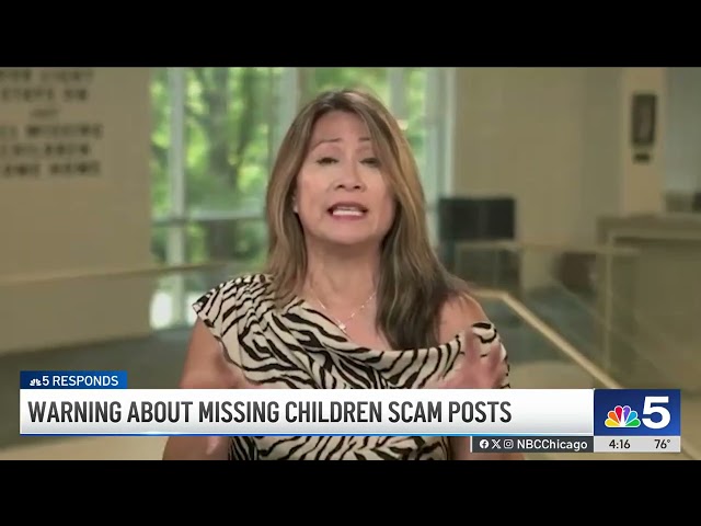 ⁣Beware of fake missing child posts on Facebook