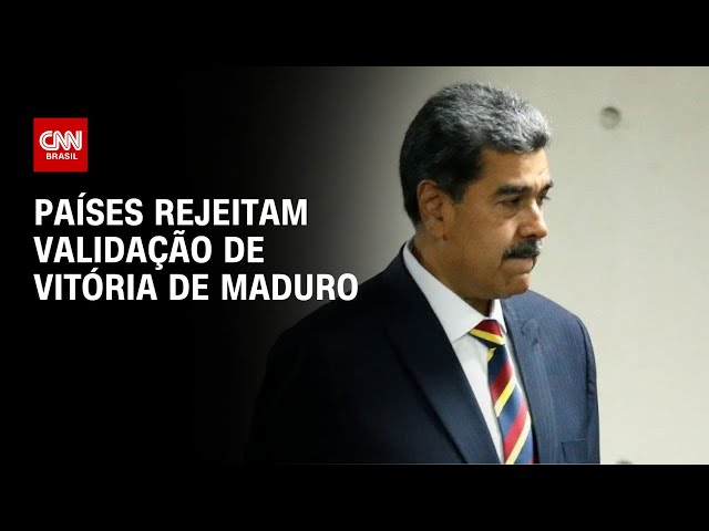 ⁣Países rejeitam validação de vitória de Maduro | AGORA CNN