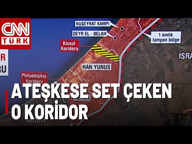 Gazze'de Ateşkesi Rafa Kaldıran Koridor! İsrail Askerleri Hamas Tünellerinin Olduğu Bölge!