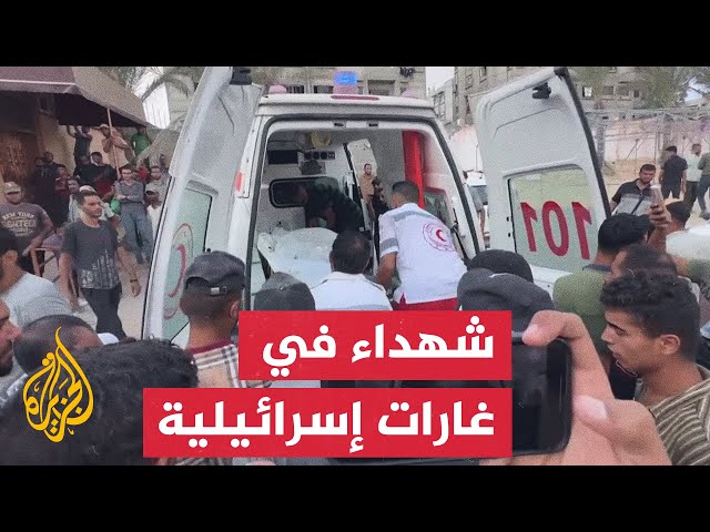 ⁣استشهاد 37 فلسطينيا في غارات إسرائيلية وسط وجنوبي قطاع غزة