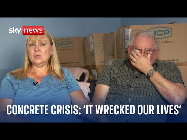 ⁣Concrete crisis: Couple whose home may be demolished say ordeal has 'wrecked' their lives