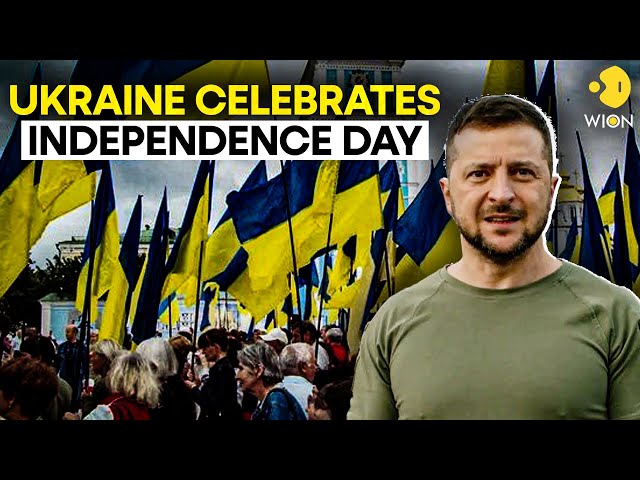 ⁣Ukraine LIVE: Ukrainian President Volodymyr Zelenskiy participates in Independence Day ceremony