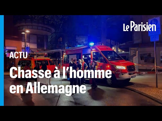 ⁣Attaque au couteau en Allemagne : trois morts et des blessés, l'assaillant recherché