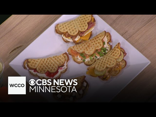 ⁣Wrangler Waffle Burger rides into Minnesota State Fair