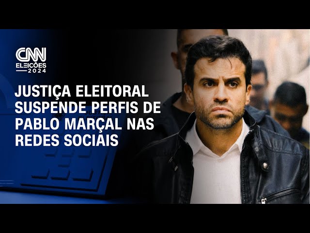 Justiça Eleitoral suspende perfis de Pablo Marçal nas redes sociais | AGORA CNN