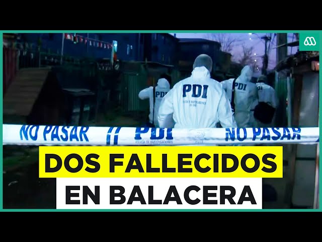 ⁣Dos fallecidos por balacera entre bandas rivales en Puente Alto