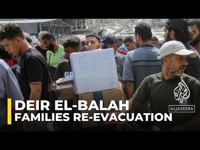 ⁣Most families told to evacuate Deir el-Balah already previously displaced: AJE correspondent