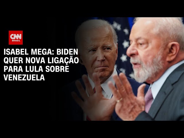 ⁣Isabel Mega: Biden quer nova ligação para Lula sobre Venezuela | AGORA CNN