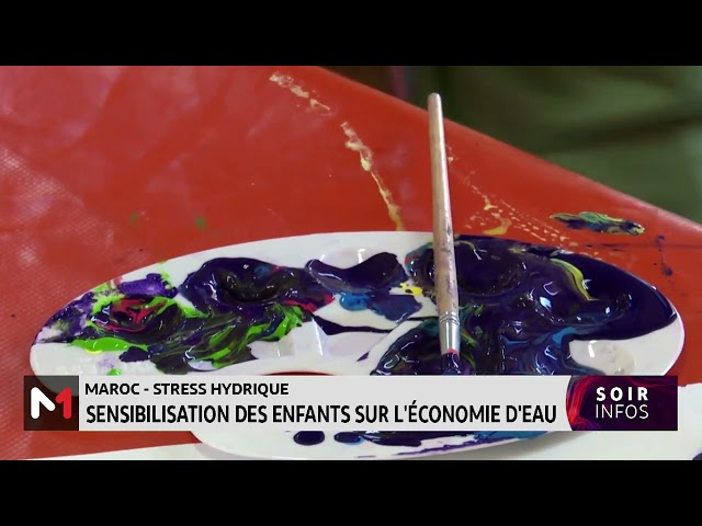 ⁣Stress hydrique au Maroc : sensibilisation des enfants sur l´économie de l´eau