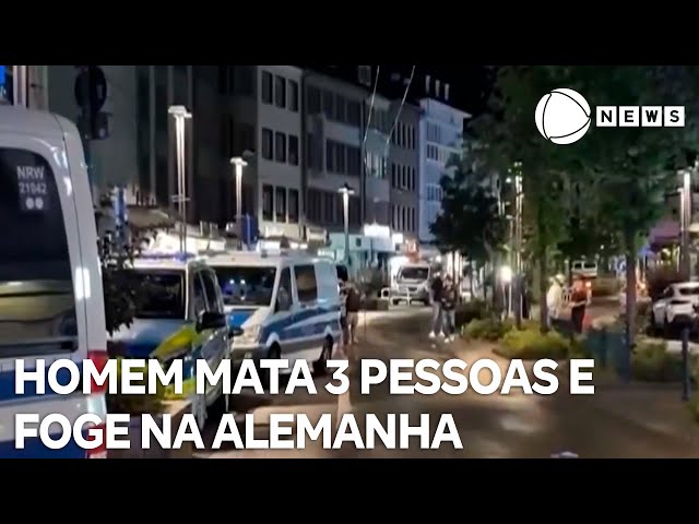 ⁣Ataque em festival da Alemanha deixa 3 mortos e vários feridos