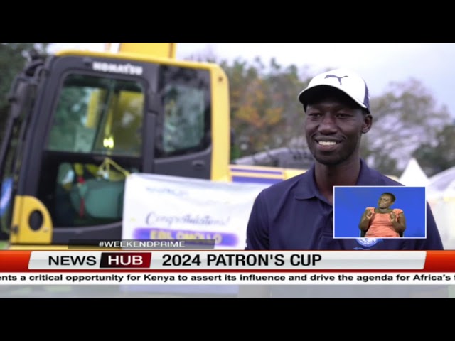 ⁣Edil Omollo from Vetlab Sports Club claimed his fourth hole in one prize in the 2024 Patron's C