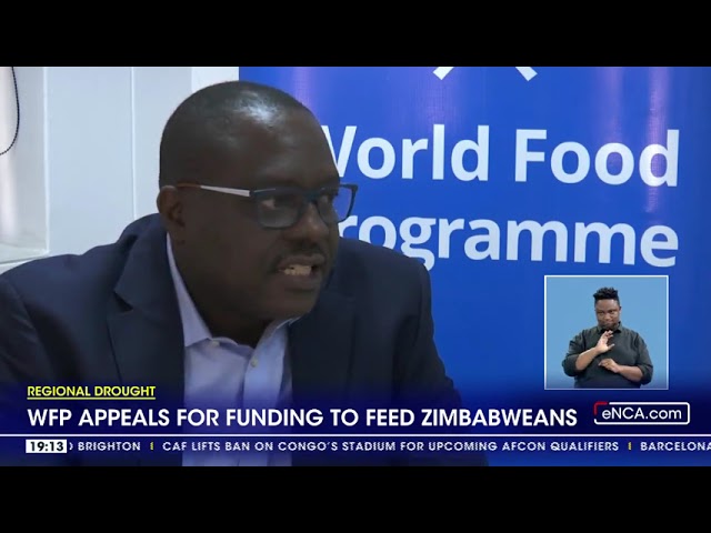 ⁣UN's World Food Program appeals for funding to feed Zimbabweans