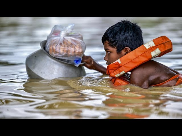 Bangladesh : près de 300 000 personnes réfugiées dans des abris après des inondations • FRANCE 24