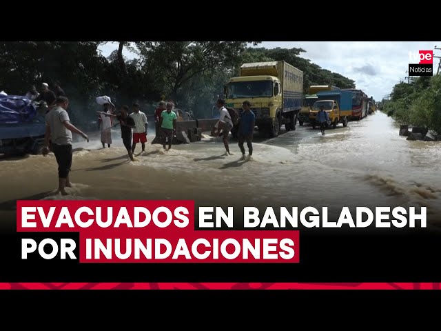 Casi 300.000 bangladesíes en refugios de emergencia por las inundaciones