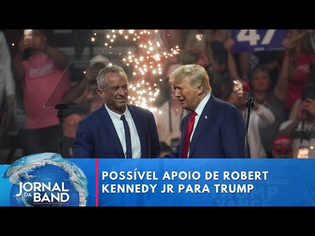 Assessores de Trump esperam que apoio de Robert Kennedy Jr pode alavancar campanha | Jornal da Band