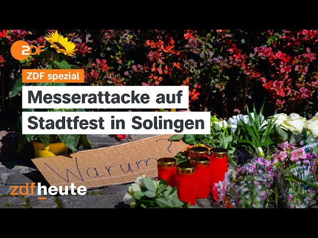 Messerattacke auf Stadtfest - Schock und Trauer I ZDF spezial