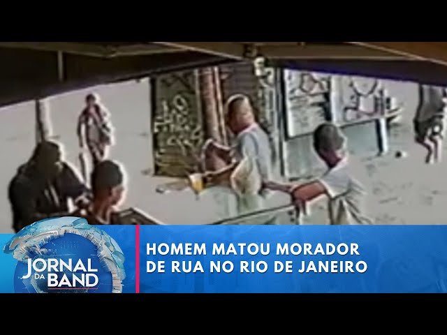 Homem que matou morador de rua é preso, no Rio de Janeiro | Jornal da Band