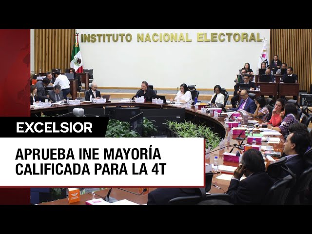 INE avala mayoría calificada en Cámara baja para Morena y aliados