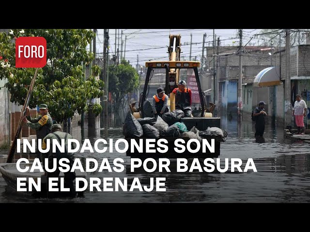 Basura en calles es la  principal causante de inundaciones en México - Las Noticias