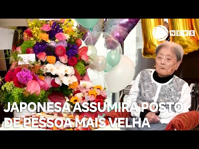 Japonesa deve assumir o posto de pessoa mais velha do mundo aos 116 anos