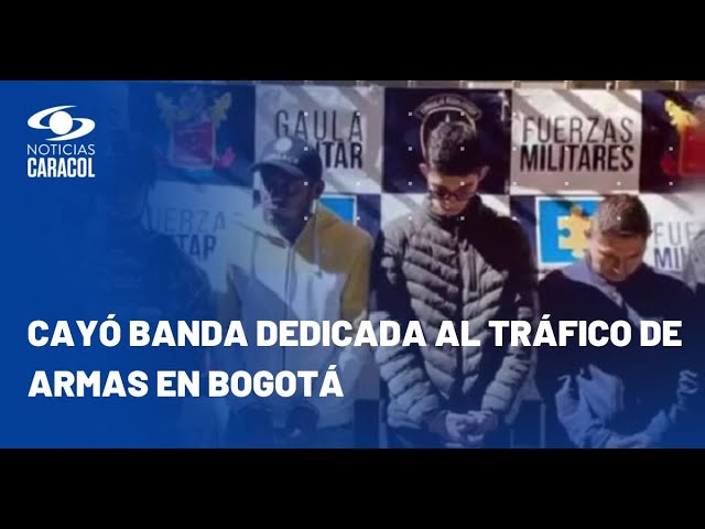 ⁣Así actuaba poderosa red de tráfico de armamento en Bogotá: entre miembros había soldados activos