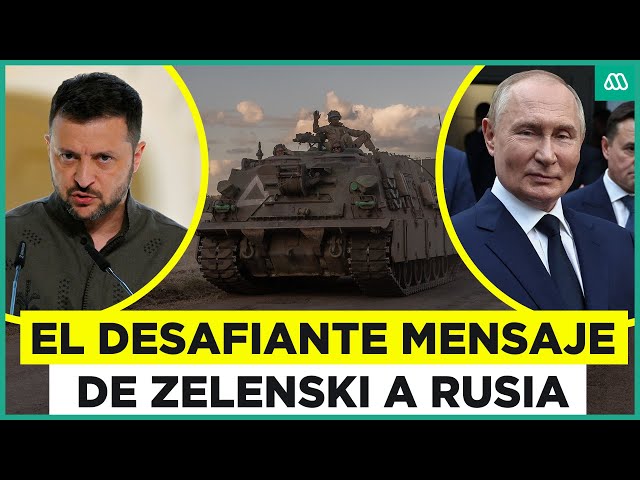 Contracarga de Ucrania: Zelenski desafía a Putin en medio de una escalada de los enfrentamientos